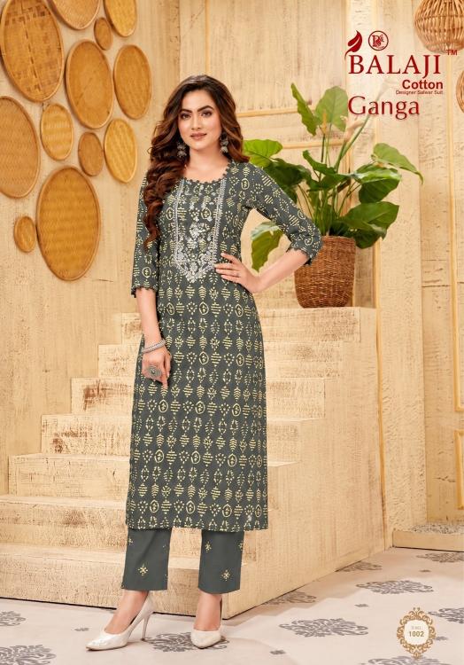 Balaji ganga vol-1 straight kurtis wholesale